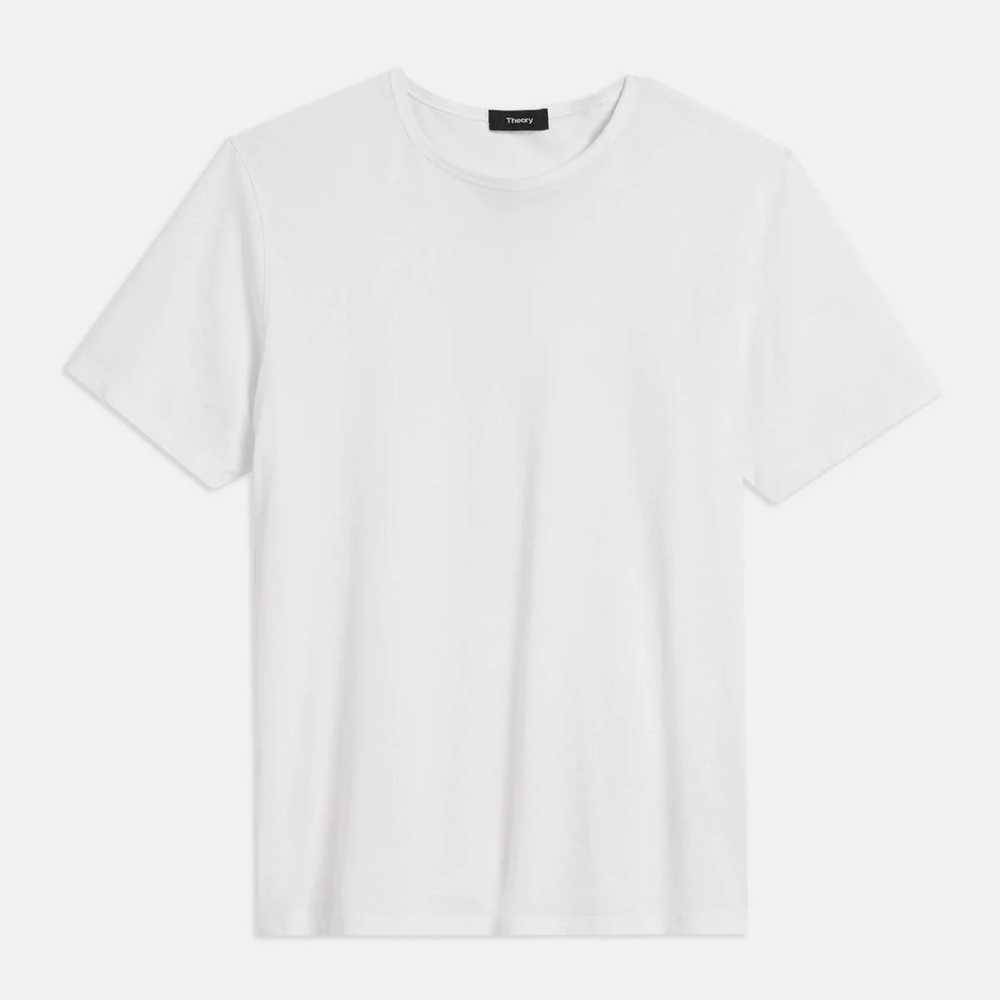 Theory New Mens T- Luxe T Shirt White